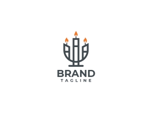 Trident Candle Logo