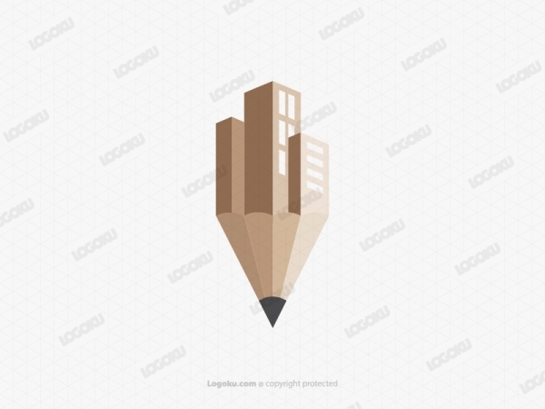 Building Pencil Logo