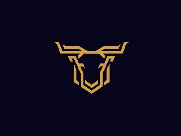 Logo Geometric Bull Hesd