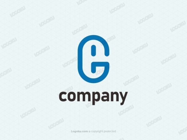 Por Ejemplo, O Ge Logotipo Simple