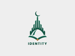 Logotipo Islámico Con 9 Pilares