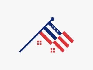 Logo der amerikanischen Heimatflagge