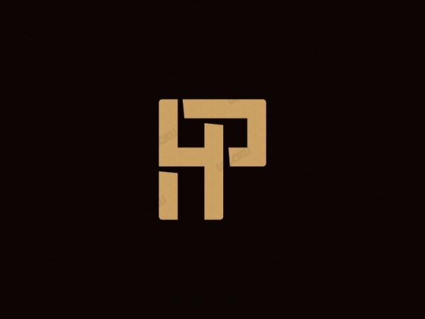 Huruf H Dan P Monogram Logo