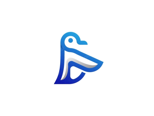 Logotipo Icónico De Penguin Tech