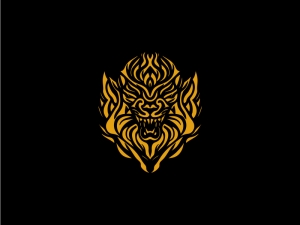 Fire Lion Logo