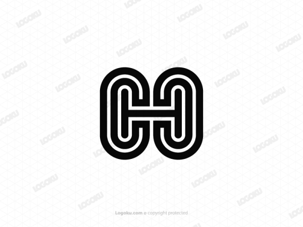 Logotipo De Letra Hc O Ch