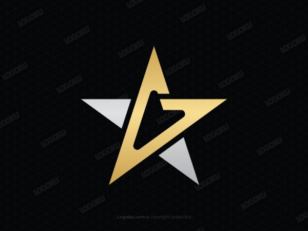 Lettre G Étoile Logo