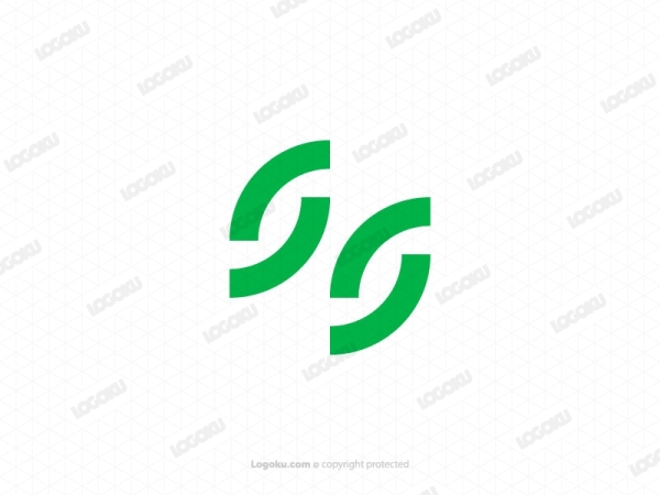 Ss oder 99 einfaches Logo-Design