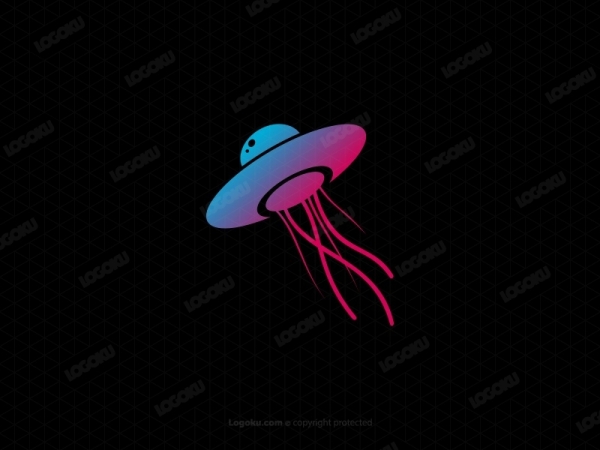 Logotipo De Ufo Medusa