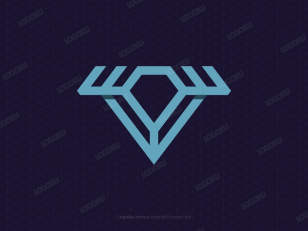 Logo De Diamant De Cerf