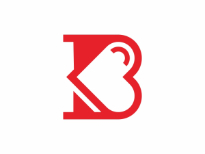 Letter B & Love Logo
