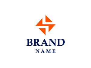 Letter S Pyramid Diamond Logo