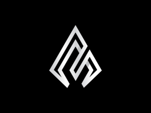 Letter A Or F Diamond Logo