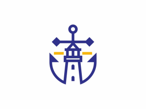 Anchor Lighthouse Logo