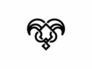 Logotipo De Pala De Carnero