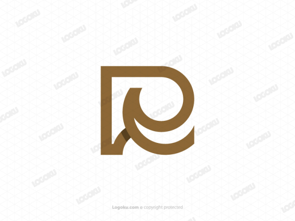 Letter P Horn Logo