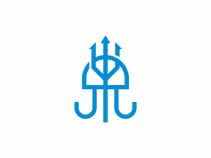 Jellyfish Trident Logo
