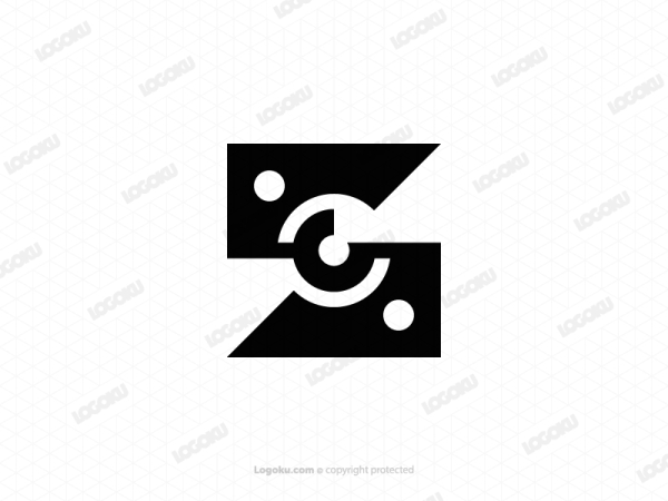 Letter S Camera Logo