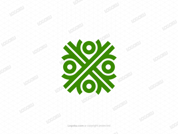Logotipo De Salud Natural Letra X