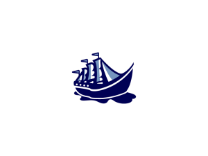 Logotipo De Barco Pirata