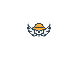 Skull Wings Logo