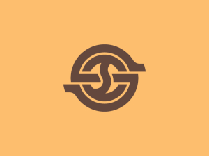 Buchstabe S-Kaffee-Logo