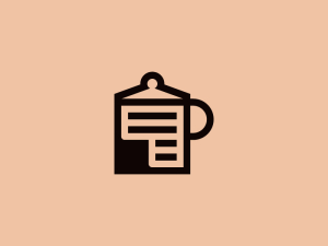 Cup Of Coffee Document Logo