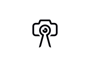 Logo De La Caméra En Trou De Serrure