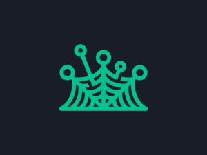 Spinnennetze und Technologie-Logo