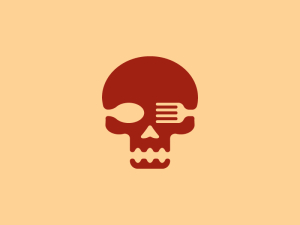 Logo De Restauration De Crâne