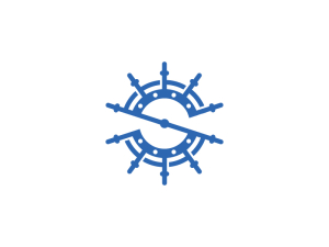 Letter S Ship Steer Logo