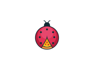Ladybug Pizza Logo