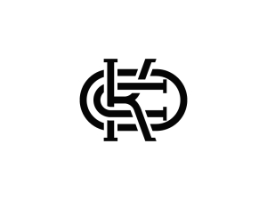 Kco- oder Ock-Monogramm-Logo