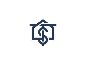 Dollar House T Letter Logo