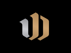 Buchstabe Wd-Logo