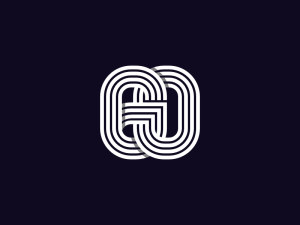 Logotipo De La Letra Og O Go