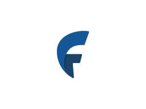 F Waves Monogram Logo