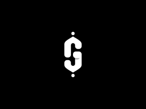 Gj Or S Letter Logo