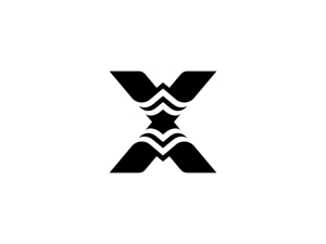 Abstraktes X-Letter-Logo
