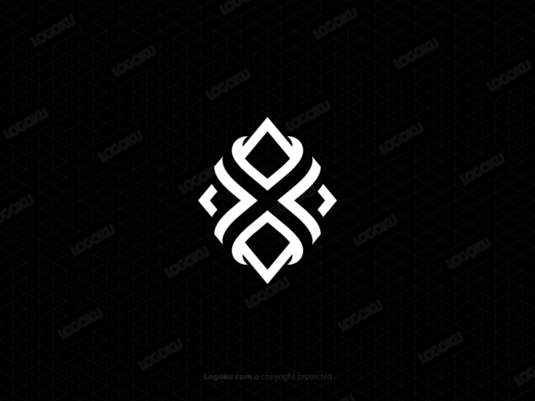 Logotipo De Letra X Cuadrada