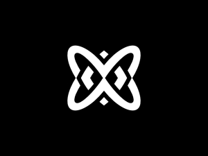 Butterfly X Polygon Logo