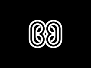 Adorno Logotipo De Letra B
