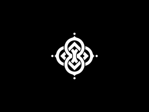 Logo De Noeud Celtique Carré