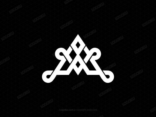 Noeud Celtique Un Logo De Lettre