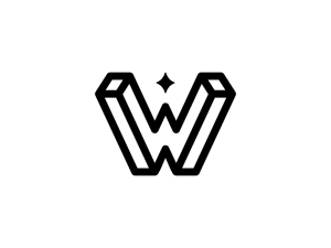 Logo Lettre étoile W