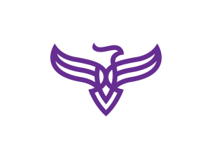 Logo Du Faucon Violet