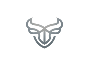 Silver Shield Bull Logo
