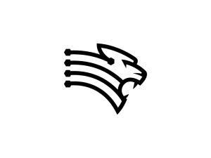 Cyber Black Panther Logo