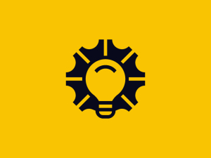 Logo De L'ampoule D'engrenage