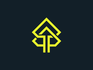 Tree Diamond Arrow Logo
